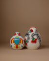 Handcrafted Madhubani Nature-Inspired Vase Set - Image 3