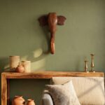 Handcrafted Sheesham Wood Elephant Head Wall Decor