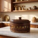 Handcrafted Sheesham Wooden Chapati Box