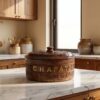 Handcrafted Sheesham Wooden Chapati Box - Image 2